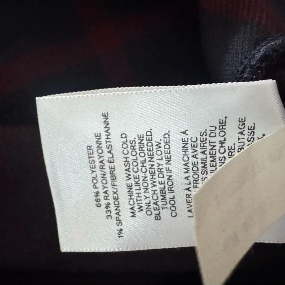 NWT Express Willow Plaid square neck Sheath Dress 3/4 sleeve XS‎